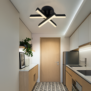 LED luster Diego, 18W, čierny, kov, studené/teplé/neutrálne svetlo