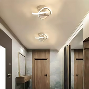 LED LED vrcholy nekonečné, 42 W, 2 kruhy, studené/horúce/neutrálne svetlo, biele