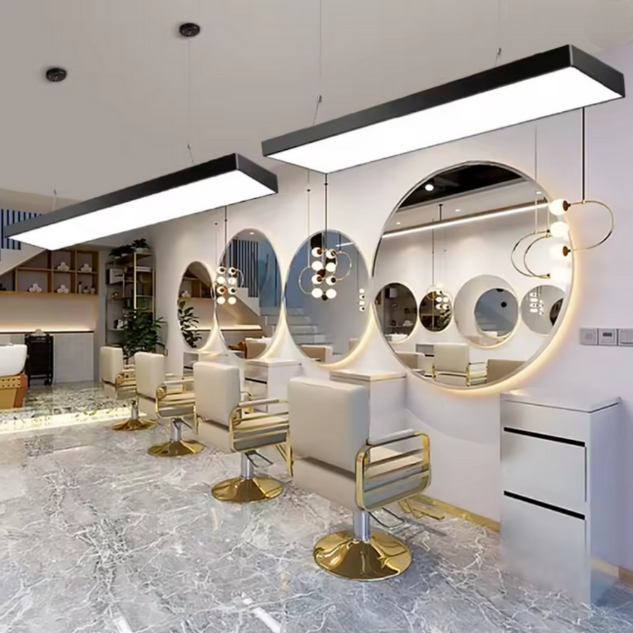 LED závesný luster DARIN, 23W, Nastaviteľná výška, Studené svetlo, Čierny