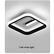 LED luster VICTORIA 19W, štvorcový, studené/teplé/neutrálne svetlo, čiernobiely