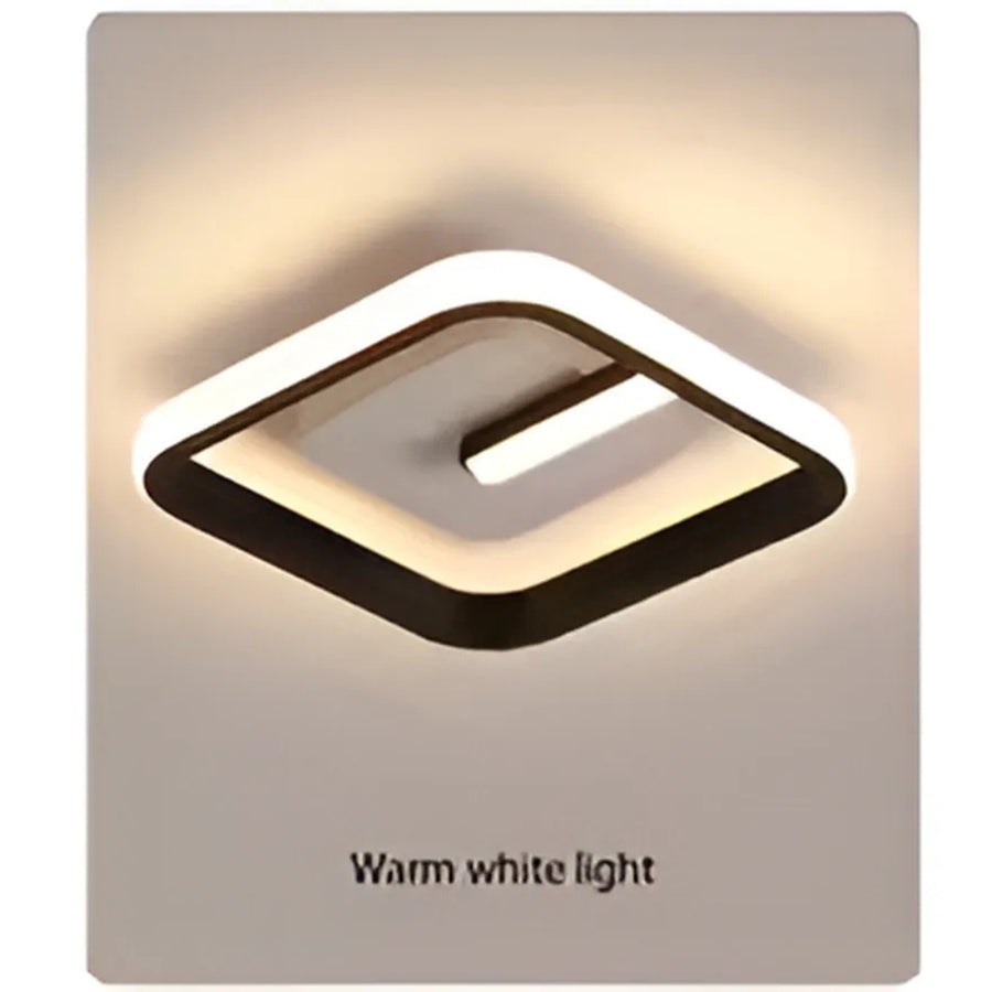 LED luster VICTORIA 19W, štvorcový, studené/teplé/neutrálne svetlo, čiernobiely