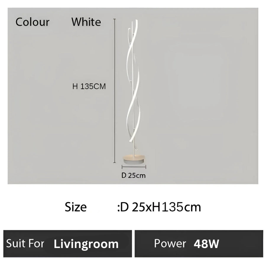 Usilon LED lampa, 48W, studené/teplé/neutrálne svetlo, kov a akryl, biela