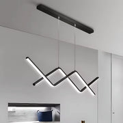 LED Nancy, 72 W, akrylová, čierna