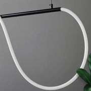 Pozastavená Lustra LED Acril Divino 25W s diaľkovým ovládaním, lúč, 3000K, čierna