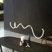 Pozastavená Lustra LED Acril Divino 25W s diaľkovým ovládaním, lúč, 3000K, čierna