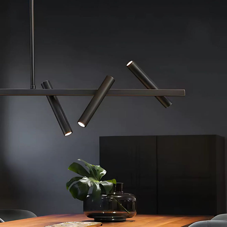 LED luster s diaľkovým ovládaním Harman, 23W, 6 zdrojov, neutrálne svetlo, čierny