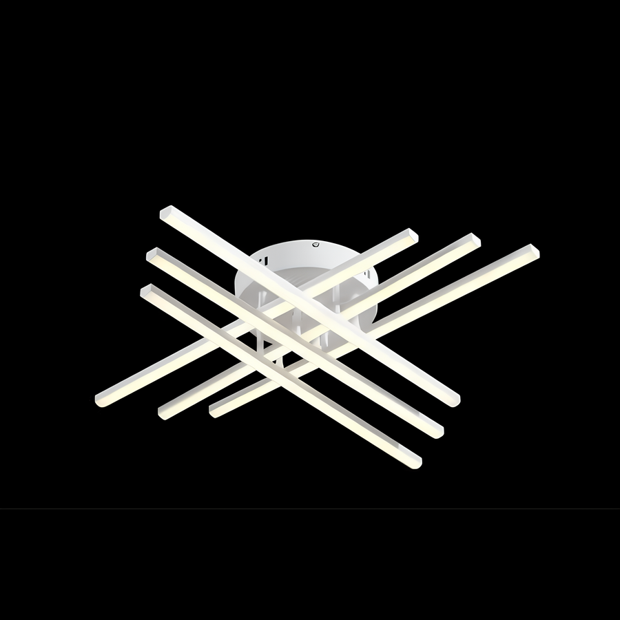 LED luster GIO, 82W, studené/teplé/neutrálne svetlo, biely