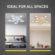 LED luster s diaľkovým ovládaním hypomoa, 69 W, 5 hviezdičiek, studené/horúce/neutrálne svetlo, nestabilné, biele