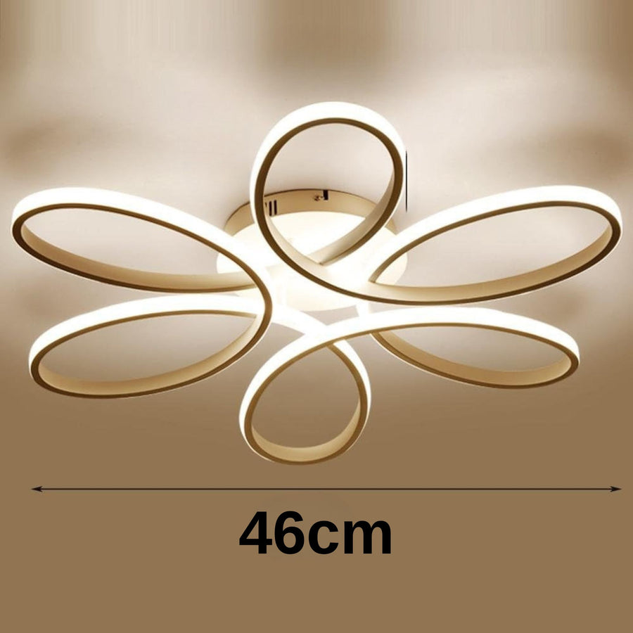 LED luster s diaľkovým ovládaním ELIZA, 65W, studené/teplé/neutrálne svetlo, stmievateľné, biela