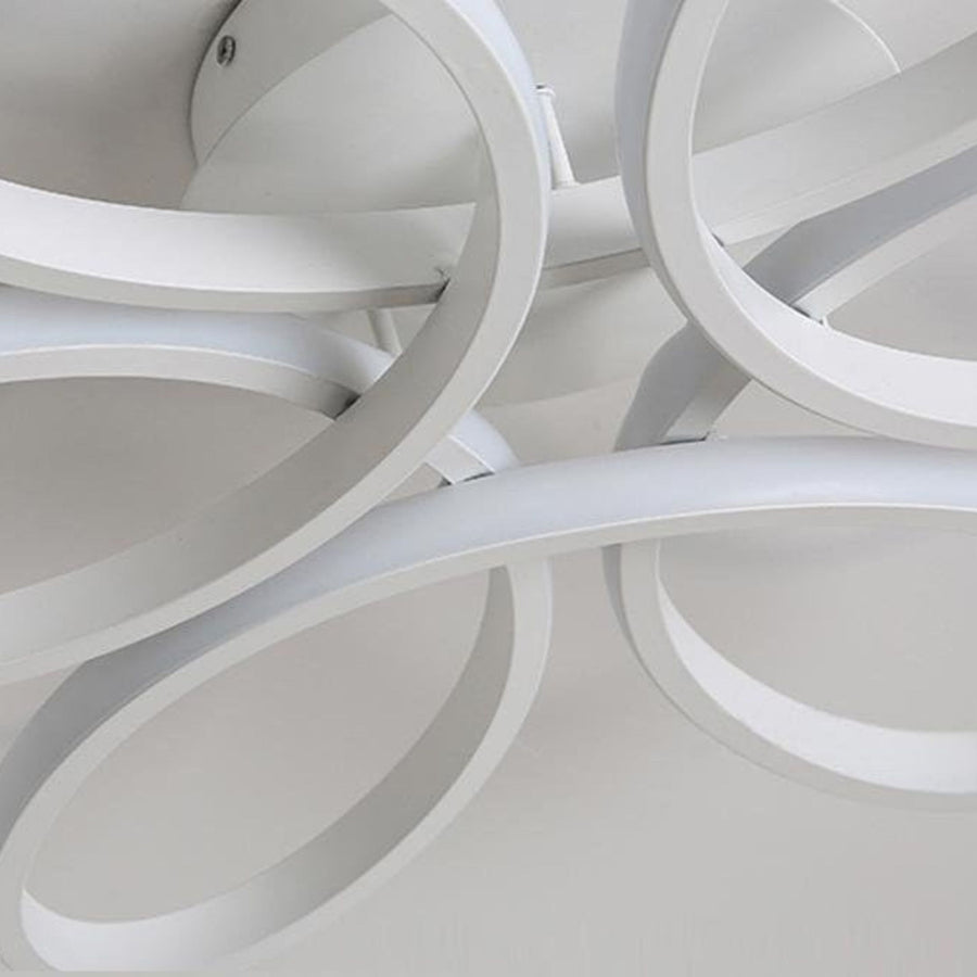 LED luster s diaľkovým ovládaním ELIZA, 65W, studené/teplé/neutrálne svetlo, stmievateľné, biela