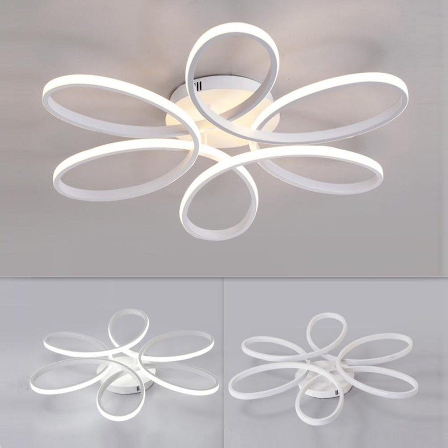 LED luster s diaľkovým ovládaním ELIZA, 65W, studené/teplé/neutrálne svetlo, stmievateľné, biela