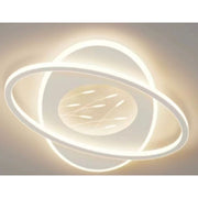 LED luster s diaľkovým ovládacím ovládaním Bianca ORBIT, 125 W, OVAL, studeného/horúce/neutrálne svetlo, nestabilné, biele