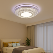 LED luster s diaľkovým ovládačom MIRALUX RGB, 70W, modré/studené/teplé svetlo, stmievateľné, biela