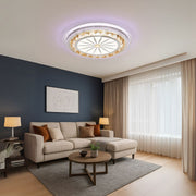 LED luster s diaľkovým ovládaním miralux, 96W, svetlo studeného/horúce/RGB, nestabilné, čierne