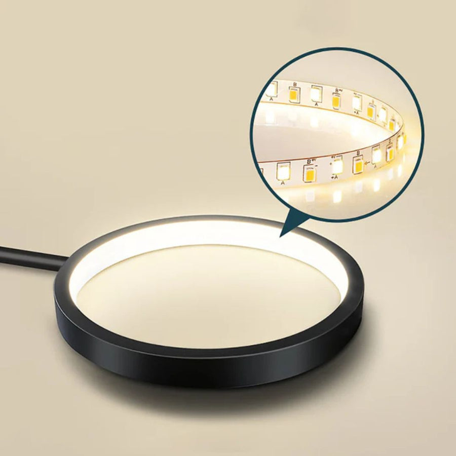 LED luster s diaľkovým ovládaním MARIA, 45W, 4 prvky, teplé/studené/neutrálne svetlo, stmievateľné, čierny