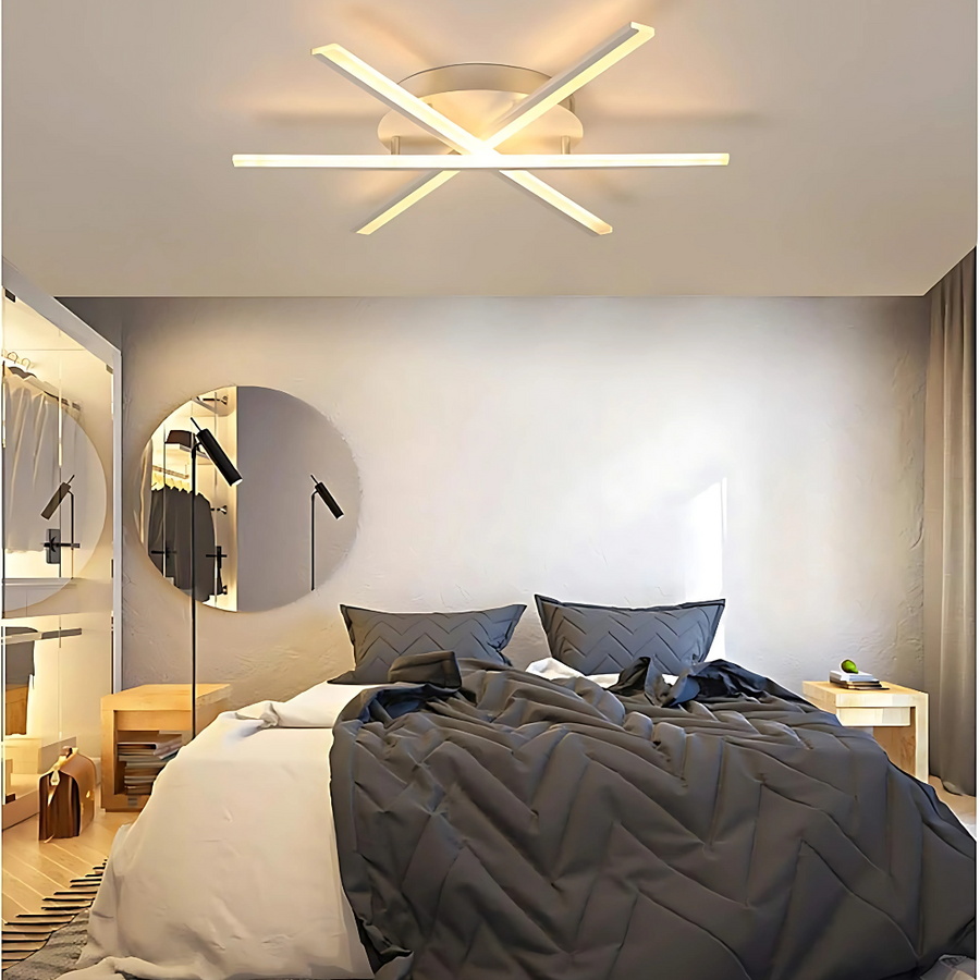 LED luster s diaľkovým ovládaním ZOE, 40W, studené/teplé/neutrálne svetlo, stmievateľné, biela