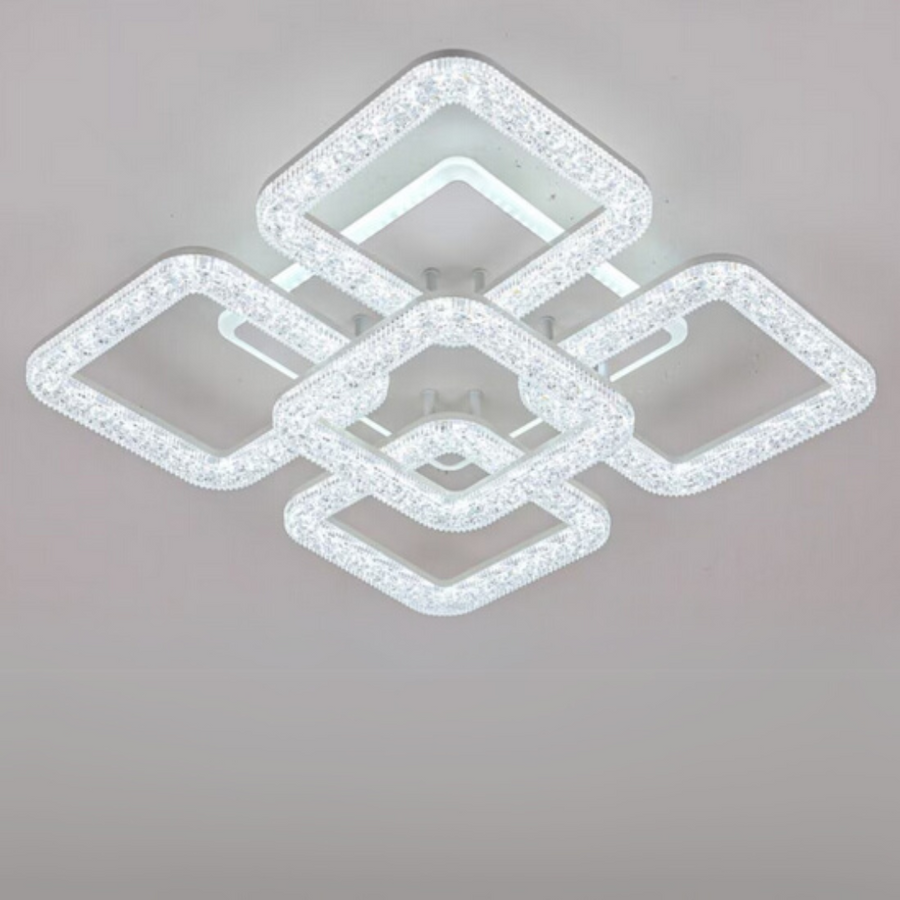 Astrid LED luster s diaľkovým ovládaním, 114W, stmievateľný, biely