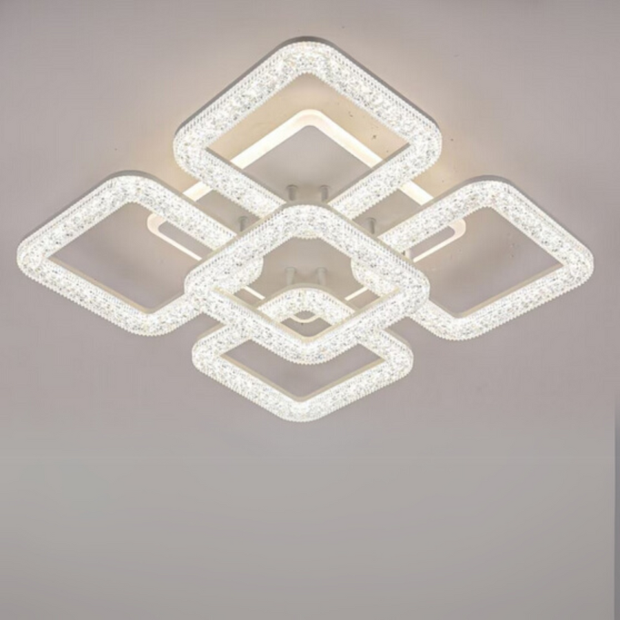 Astrid LED luster s diaľkovým ovládaním, 114W, stmievateľný, biely