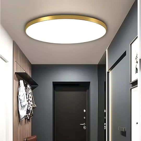 LED stropné svietidlo SOLIS 37cm 33W studené svetlo zlaté LED stropné svietidlo Predvolený názov Alessandro Design
