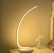 Veioza LED Nemesis, 10W, Lumina Rece/Calda/Neutra, Metal si Acril, Alb