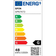 LED panel zapustil 48 W studené biele svetlo