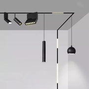 Magnetické LED kyvadlo, 7W, neutrálne svetlo, čierne