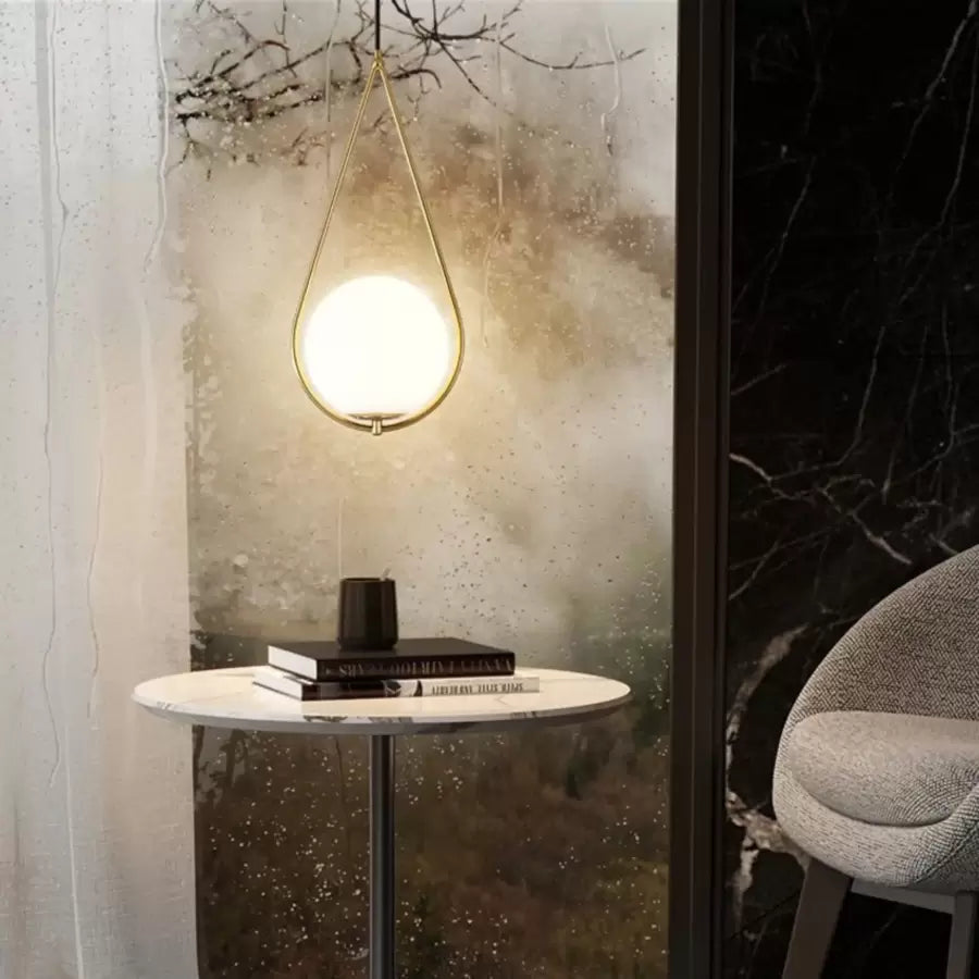 Lust Loft Haven, 1x E27, Zlatá biela, kov, nastaviteľná výška