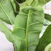 Japonská banánska umelá rastlina, 3 pobočky, žiadne zelené hrnce 190 cm