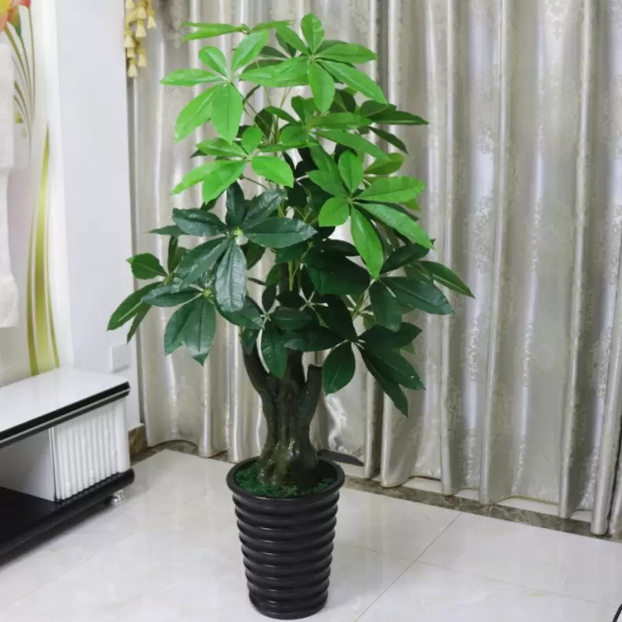 Umelá rastlina schefflera arboricola, bez kvetináčov, 150 cm zelená