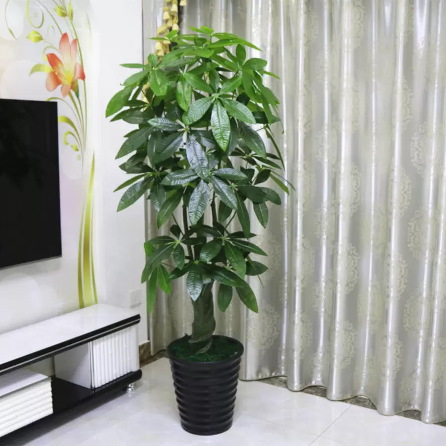 Umelá rastlina schefflera arboricola, bez kvetináčov, 150 cm zelená