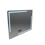 Zrkadlové obdĺžnikové obdĺžnikové 80x60cm Rayonment Motionglow Marcelow System Petrít v systéme a teplomer Daim