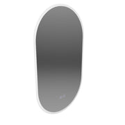 Oválne LED zrkadlo 50x80cm Llexort Touch Deframe Smoteble System