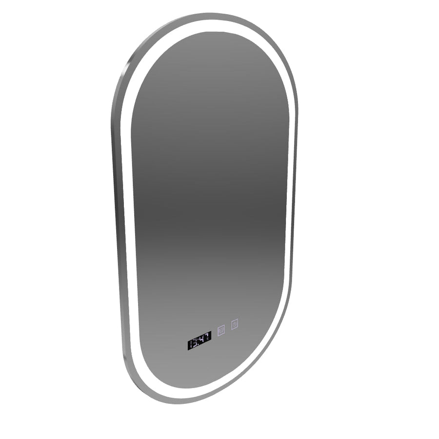 ONIRA LED Touch Mirror Odhmlievací systém, hodiny a teplota 50x80 cm