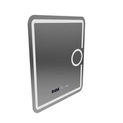 Zrkadlové obdĺžnikové obdĺžnikové 75x90cm Eclat Motionglow Marcello Demontalling System a teplomer kozmetiky skombíkové