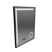 LED zrkadlové snímač Motionglow Francesca 80x60 cm studené svetlo/studené/neutrálne stlmiteľné systémy Zvyšovanie hodín Marcello Funghhi Zbierka