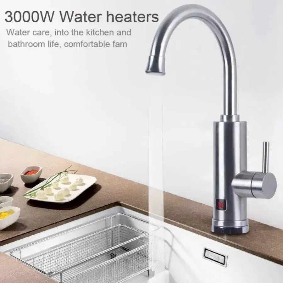 Okamžitý elektrický kohútik pre horúcu vodu, LCD displej, Chrome, LZ701SS