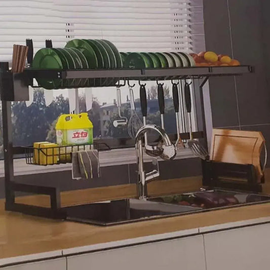 Odtok umývadla, nehrdzavejúca oceľ UP304, čierna, OD/SK001