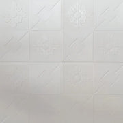 Sada 10D samostatne 3D mäkkej peny, 70cmx70cmx2mm, biela