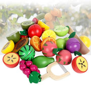 Sada ovocných kôš, 12 kusov, drevo