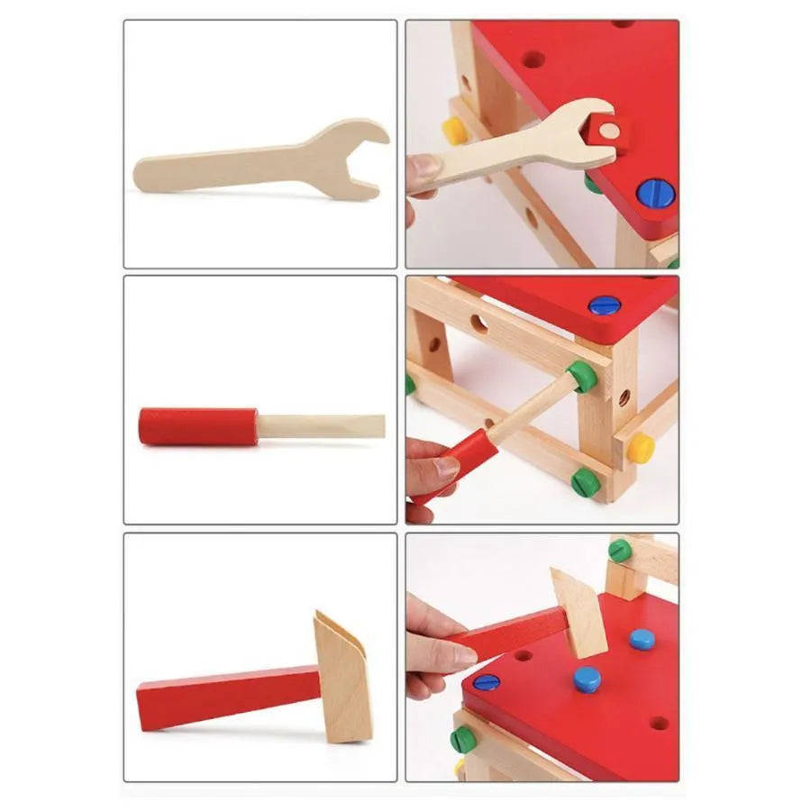 Typ hračky s malými remeselnými stoličkami, 48 kusov, drevo