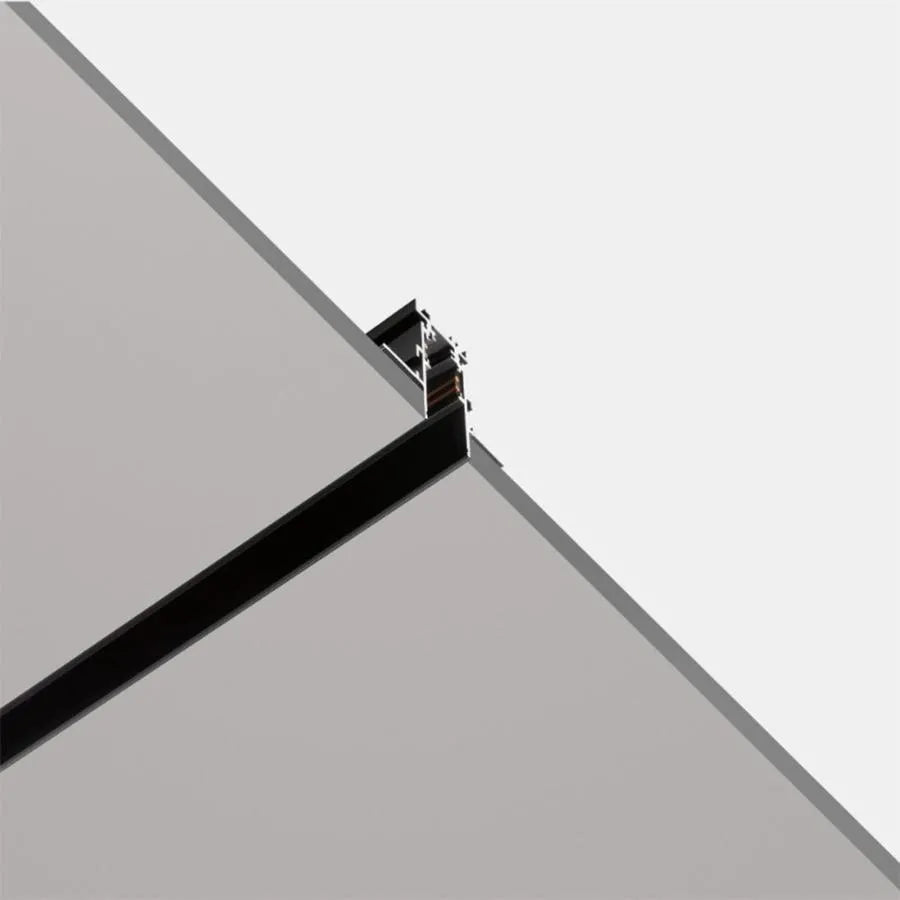 Zvýšená koľajnica pre magnetické projektory, 2 m, čierna