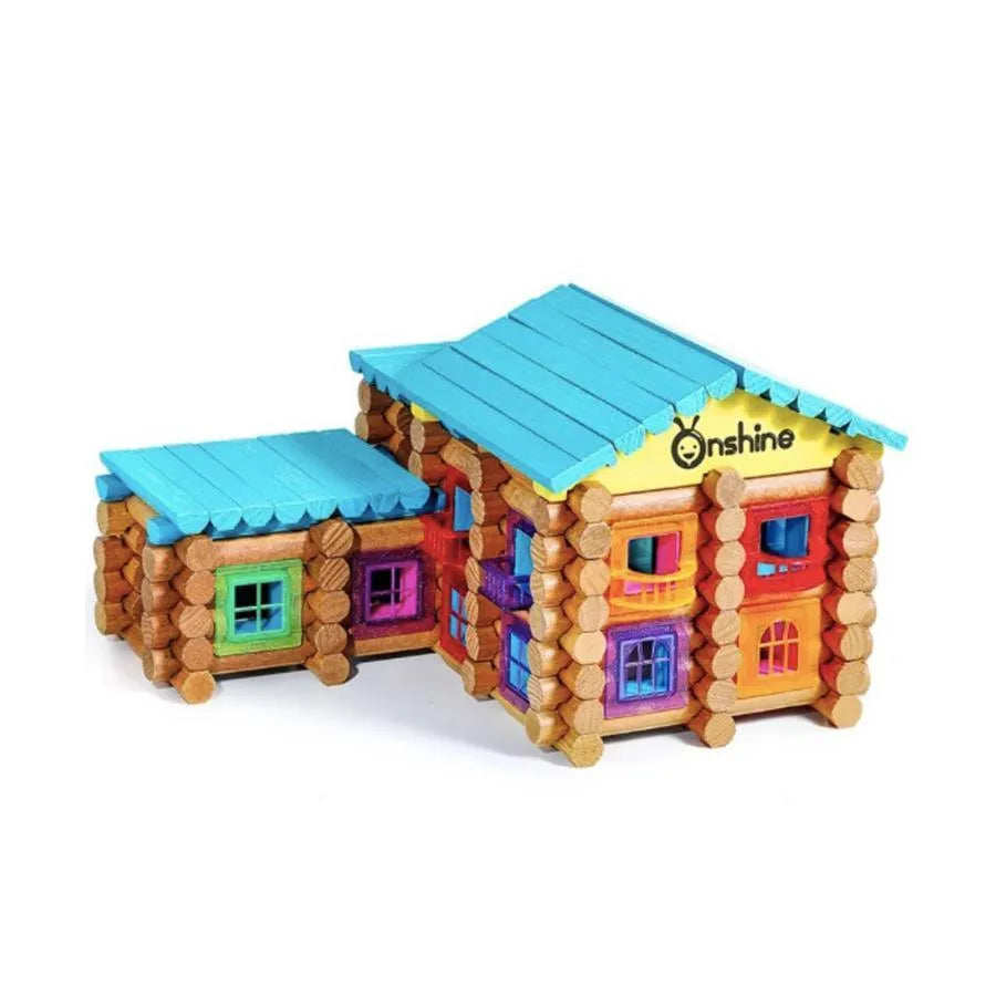 Nemocnica typu puzzle, 240 kusov, viacfarebné, drevo