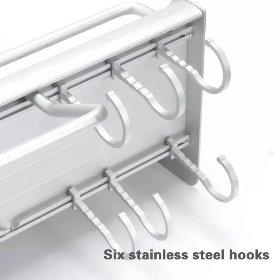 Kovová podpora pre kuchynské náčinie, satén, kov