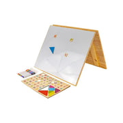 Montessori Multunkčný vzdelávací magnetický stôl s milovníkmi, 8 Carioci, drevo a plast