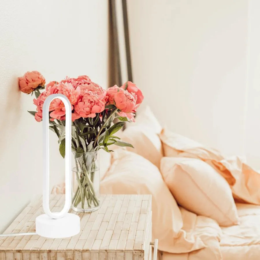 Lampa LED Creatoris, 30 W, studené/horúce/neutrálne svetlo, kov a akryl, biela