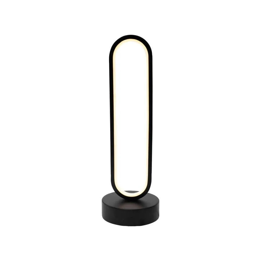 Lampa LED Creatoris, 30 W, studené/horúce/neutrálne svetlo, kov a akryl, čierna