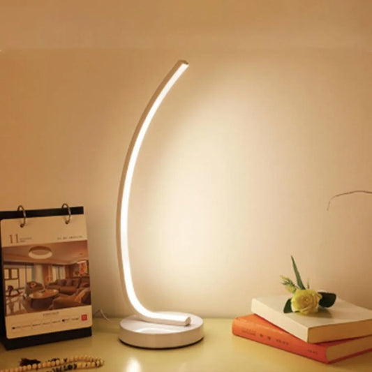 LED lampa nemis, 28W, studené/horúce/neutrálne svetlo, kov a akryl, biela