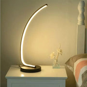LED lampa nemis, 28W, studené/horúce/neutrálne svetlo, kov a akryl, čierna