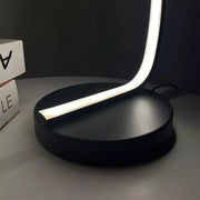 LED lampa nemis, 28W, studené/horúce/neutrálne svetlo, kov a akryl, čierna