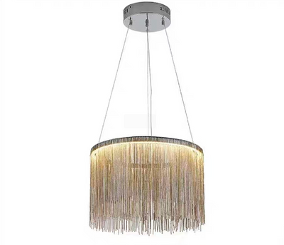 Závesný LED luster s diaľkovým ovládaním ILLUMINA MAGNUS, 38W, studené/teplé/neutrálne svetlo, stmievateľné, lesklý chróm